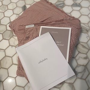 Solly Baby Wrap in Blush Swiss Dot